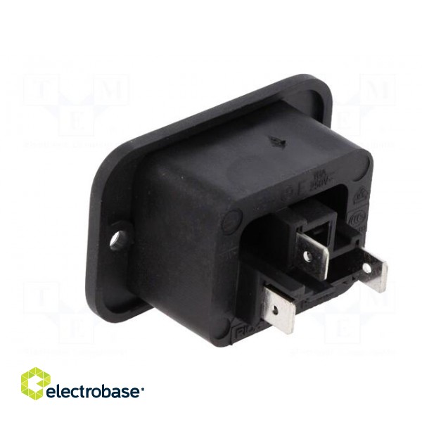 Connector: AC supply | socket | female | 16A | IEC 60320 | C19 (J) | 70°C image 4