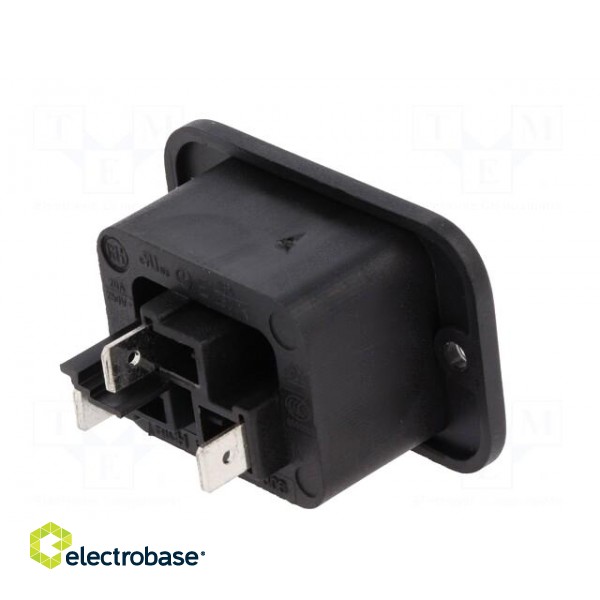 Connector: AC supply | socket | female | 16A | IEC 60320 | C19 (J) | 70°C image 6