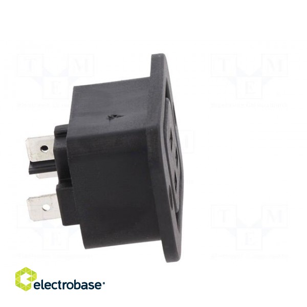 Connector: AC supply | socket | female | 16A | IEC 60320 | C19 (J) | 70°C image 7