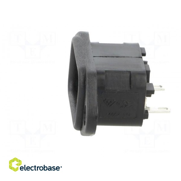 Connector: AC supply | socket | male | 10A | 250VAC | C18 | -40÷70°C paveikslėlis 3