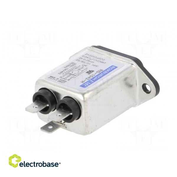 Connector: AC supply | socket | male | 10A | 250VAC | IEC 60320 | 0.26mH фото 6