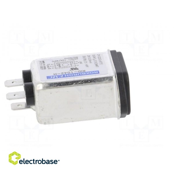 Connector: AC supply | socket | male | 10A | 250VAC | IEC 60320 | 0.26mH фото 7
