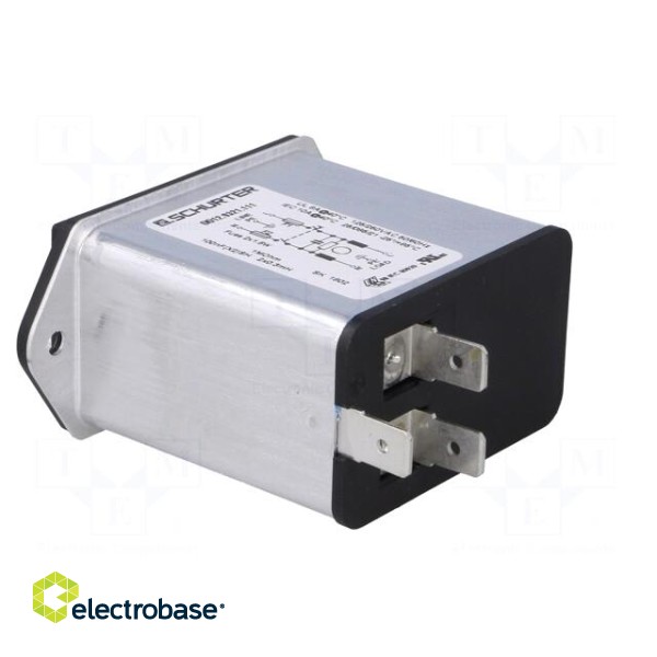 Connector: AC supply | socket | male | 10A | 250VAC | IEC 60320 | 0.3mH фото 4