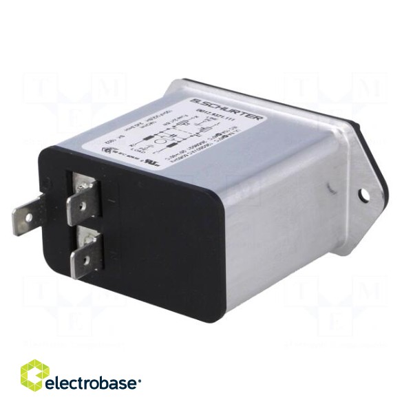 Connector: AC supply | socket | male | 10A | 250VAC | IEC 60320 | 0.3mH фото 6