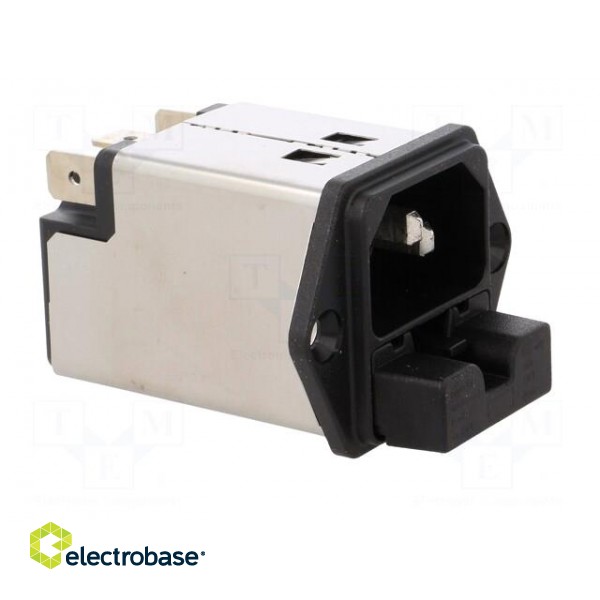 Connector: AC supply | socket | male | 10A | 250VAC | IEC 60320 | C14 (E) фото 8