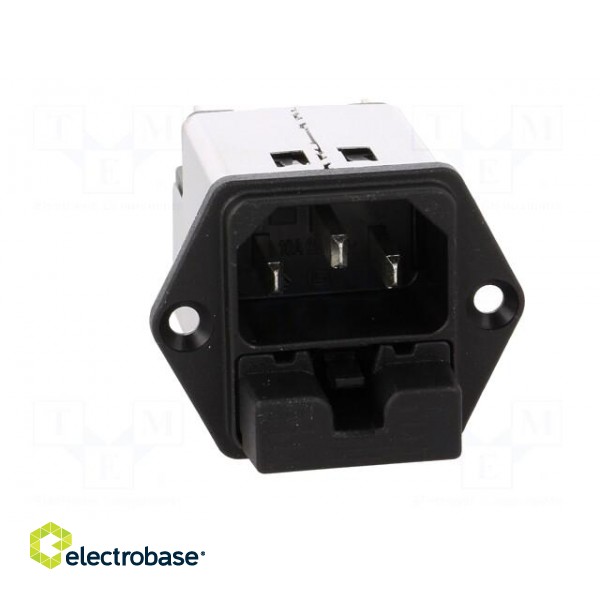 Connector: AC supply | socket | male | 10A | 250VAC | IEC 60320 | C14 (E) фото 9