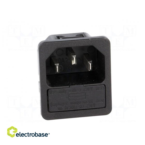 Connector: AC supply | socket | male | 10A | 250VAC | IEC 60320 | max.2mm image 9