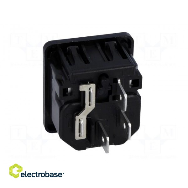 Connector: AC supply | socket | male | 10A | 250VAC | IEC 60320 | C14 (E) image 5