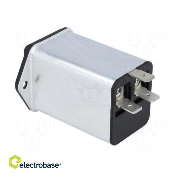 Connector: AC supply | socket | male | 10A | 250VAC | IEC 60320 | 300uH image 4