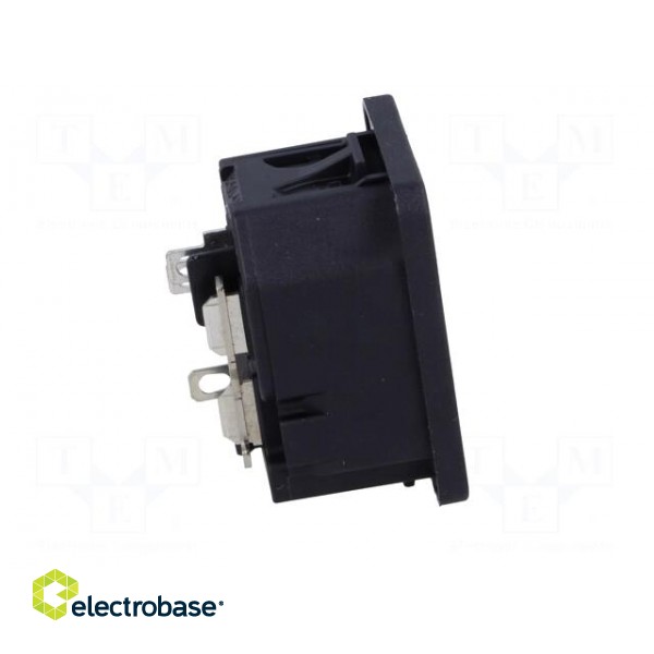 Connector: AC supply | socket | male | 10A | 250VAC | IEC 60320 image 7