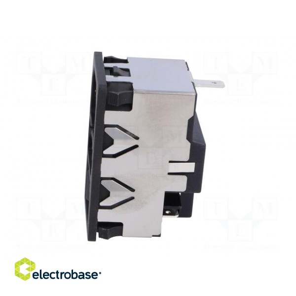 Connector: AC supply | socket | male | 10A | 250VAC | IEC 60320 | KM фото 3