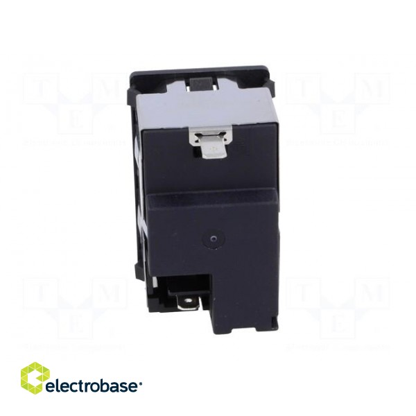 Connector: AC supply | socket | male | 10A | 250VAC | IEC 60320 | KM image 5