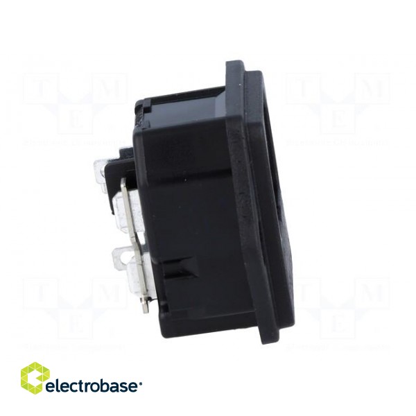 Connector: AC supply | socket | male | 10A | 250VAC | IEC 60320 image 7
