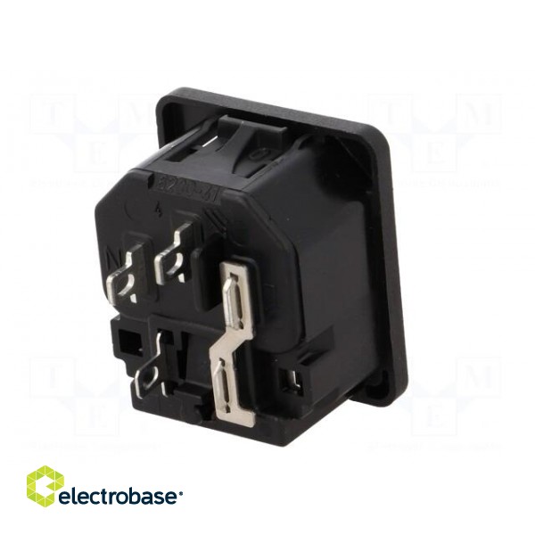 Connector: AC supply | socket | male | 10A | 250VAC | IEC 60320 | max.1mm image 6