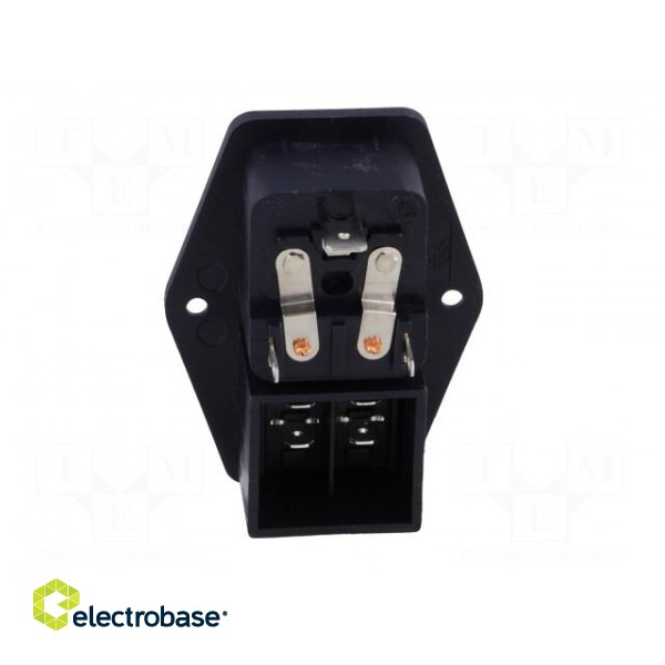 Connector: AC supply | socket | male | 10A | 250VAC | IEC 60320 фото 5