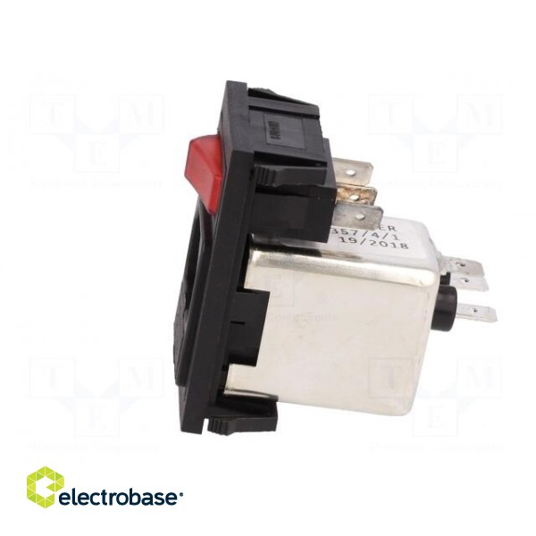 Connector: AC supply | socket | male | 10A | 250VAC | IEC 60320 image 3