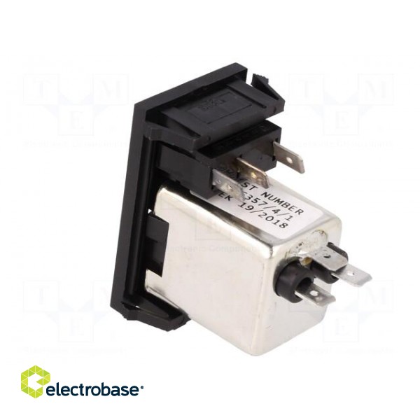 Connector: AC supply | socket | male | 10A | 250VAC | IEC 60320 image 4