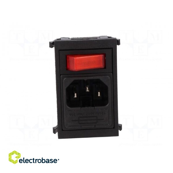 Connector: AC supply | socket | male | 10A | 250VAC | IEC 60320 image 9