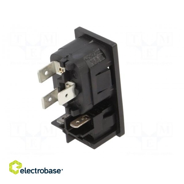 Connector: AC supply | socket | male | 10A | 250VAC | IEC 60320 | C14 (E) image 6