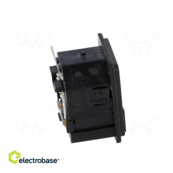 Connector: AC supply | socket | male | 10A | 250VAC | IEC 60320 | C14 (E) paveikslėlis 7