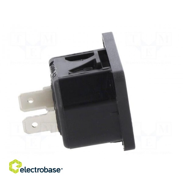 Connector: AC supply | socket | male | 10A | 250VAC | IEC 60320 | C14 (E) фото 3