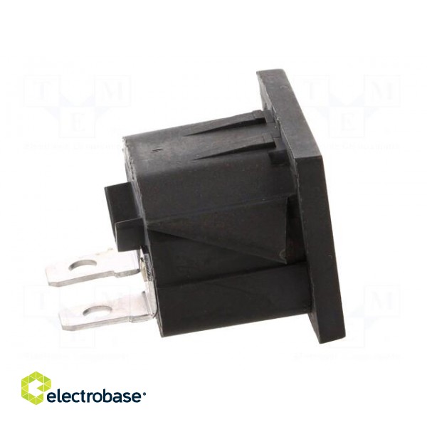 Connector: AC supply | socket | male | 10A | 250VAC | IEC 60320 | C18 paveikslėlis 7