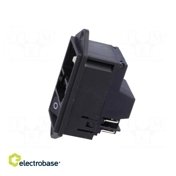 Connector: AC supply | socket | male | 10A | 250VAC | IEC 60320 | C14 (E) image 3