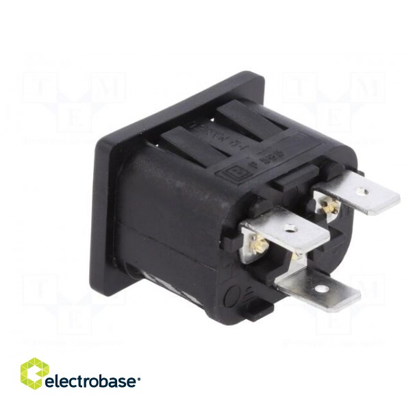 Connector: AC supply | socket | male | 10A | 250VAC | IEC 60320 | UL94V-0 фото 8