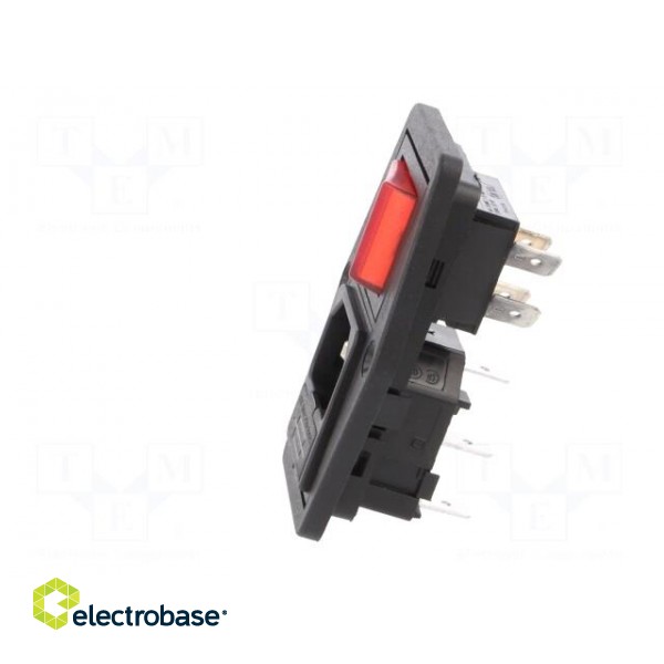 Connector: AC supply | socket | male | 10A | 250VAC | IEC 60320 | C14 (E) image 3