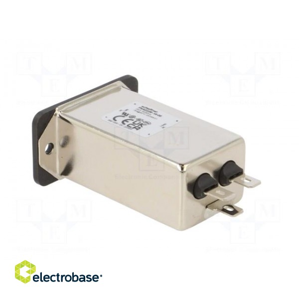 Connector: AC supply | socket | male | 16A | 250VAC | C14 (E) | -25÷85°C фото 4