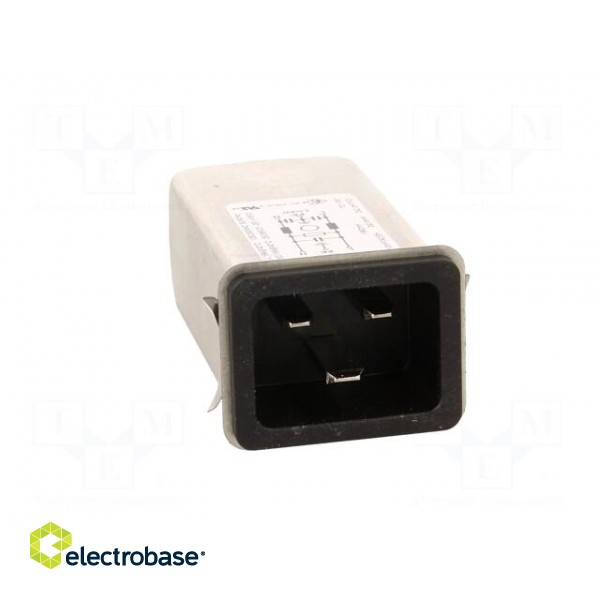 Connector: AC supply | socket | male | 16A | 250VAC | IEC 60320 | 0.6mH image 9