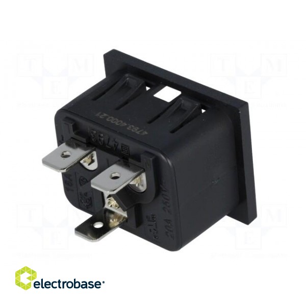 Connector: AC supply | socket | male | 16A | 250VAC | IEC 60320 paveikslėlis 6