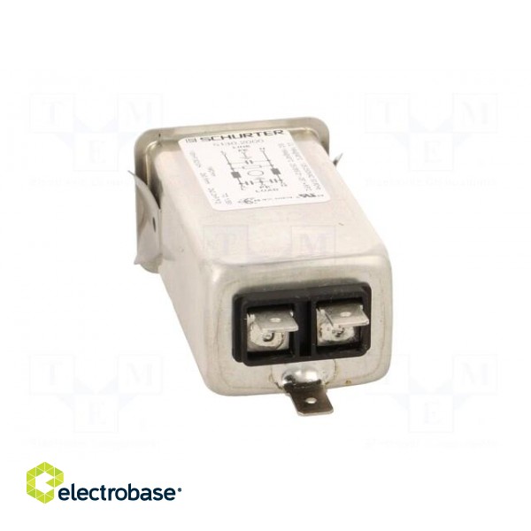 Connector: AC supply | socket | male | 16A | 250VAC | IEC 60320 | 0.6mH image 5