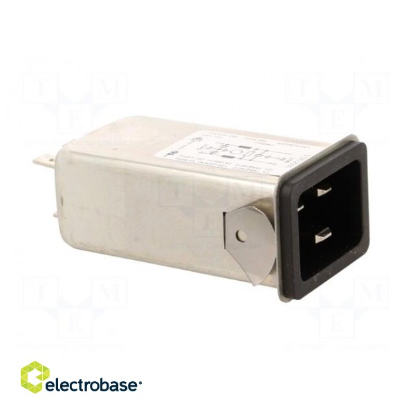 Connector: AC supply | socket | male | 16A | 250VAC | IEC 60320 | 0.6mH image 8