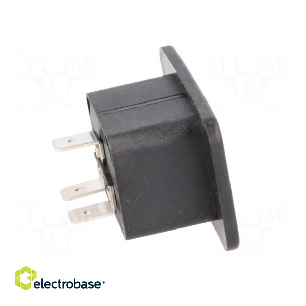 Connector: AC supply | socket | male | 16A | 250VAC | IEC 60320 | C22 image 7