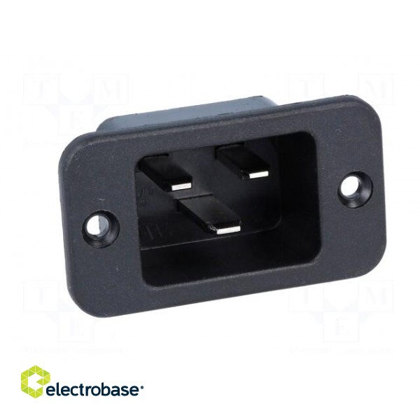 Connector: AC supply | socket | male | 16A | IEC 60320 | C20 (I) | 70°C paveikslėlis 9