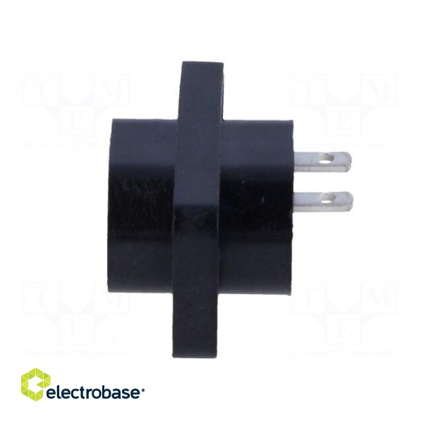 Connector: AC supply | socket | male | 2.5A | 250VAC | IEC 60320 | PIN: 2 paveikslėlis 3