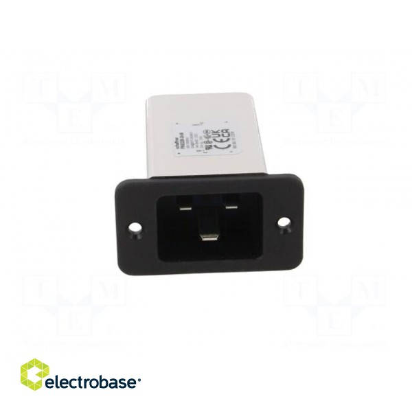 Connector: AC supply | socket | male | 20A | 250VAC | C14 (E) | -25÷85°C paveikslėlis 9