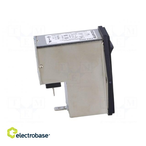 Connector: AC supply | socket | male | 2A | 250VAC | IEC 60320 | -25÷85°C paveikslėlis 7