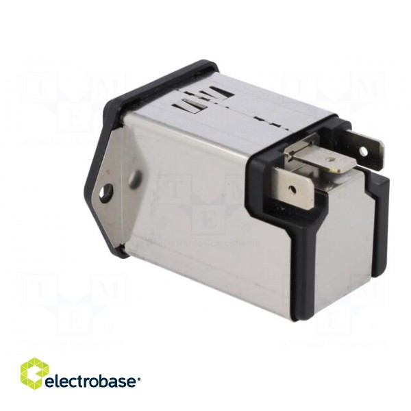 Connector: AC supply | socket | male | 2A | 250VAC | IEC 60320 | 4mH image 4