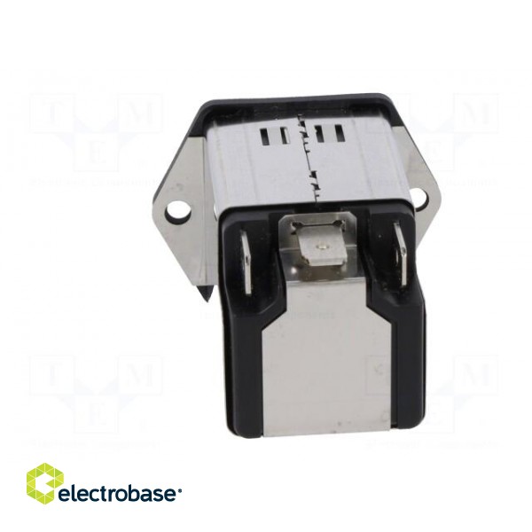 Connector: AC supply | socket | male | 2A | 250VAC | IEC 60320 | 4mH image 5