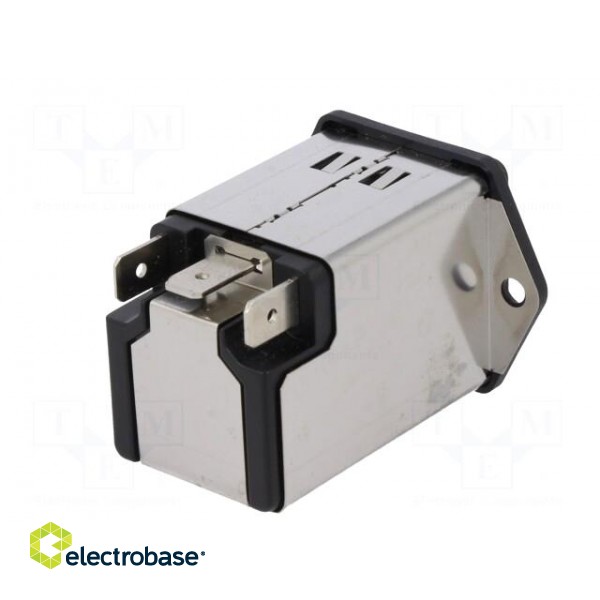 Connector: AC supply | socket | male | 2A | 250VAC | IEC 60320 | 4mH image 6