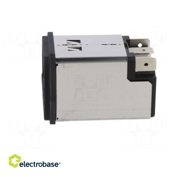 Connector: AC supply | socket | male | 2A | 250VAC | IEC 60320 | 4mH image 3
