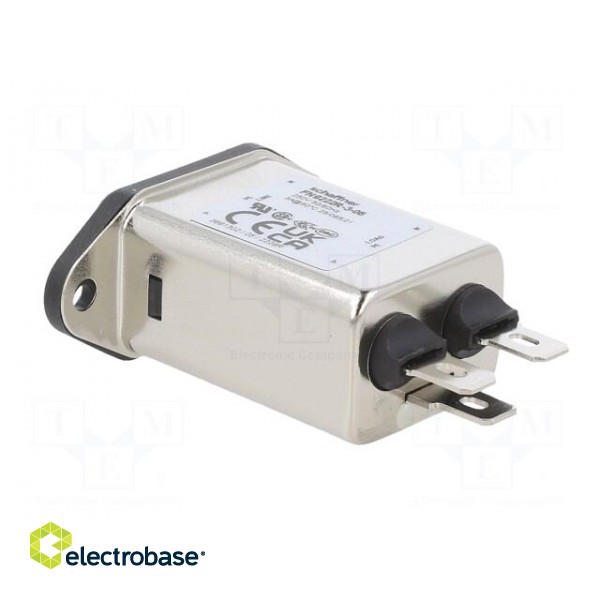 Connector: AC supply | socket | male | 3A | 250VAC | C14 (E) | -25÷85°C фото 4