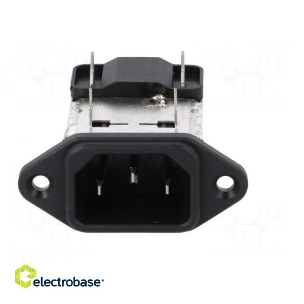 Connector: AC supply | socket | male | 3A | 250VAC | IEC 60320 | -25÷85°C фото 9