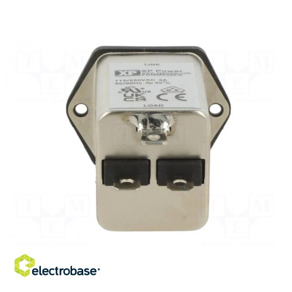 Connector: AC supply | socket | male | 3A | 250VAC | IEC 60320 | C14 (E) image 5