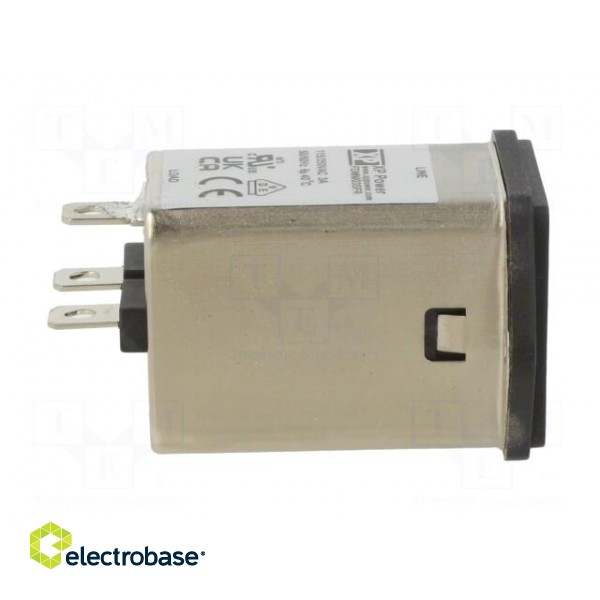 Connector: AC supply | socket | male | 3A | 250VAC | IEC 60320 | C14 (E) image 7
