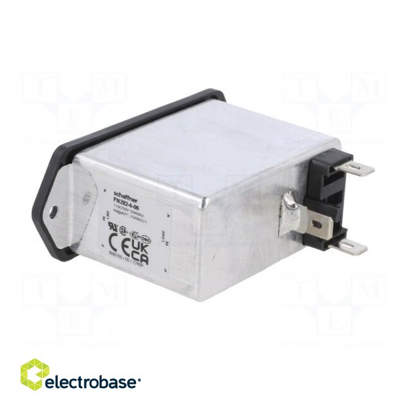 Connector: AC supply | socket | male | 4A | 250VAC | C14 (E) | -25÷85°C фото 4