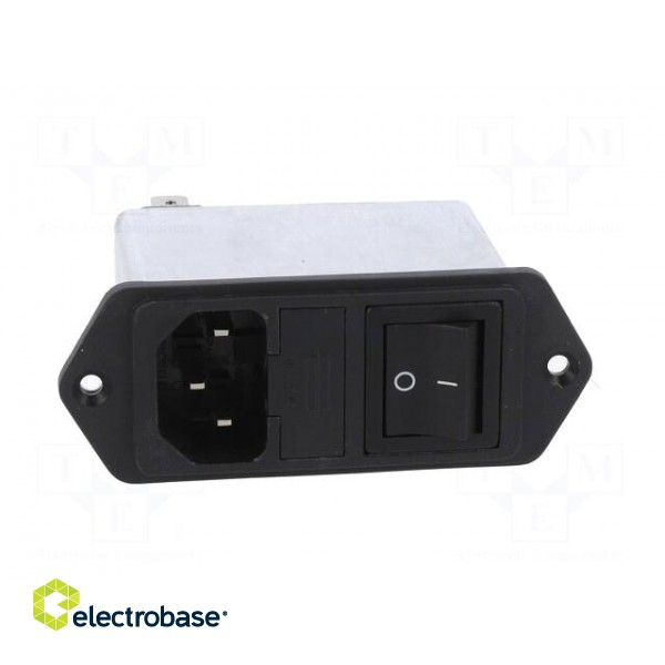 Connector: AC supply | socket | male | 4A | 250VAC | C14 (E) | -25÷85°C фото 9