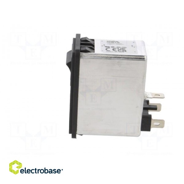 Connector: AC supply | socket | male | 4A | 250VAC | C14 (E) | -25÷85°C фото 3